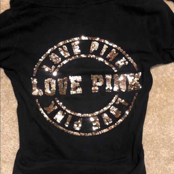 Pink Sparkle Logo Sweater - Picture 3 of 4